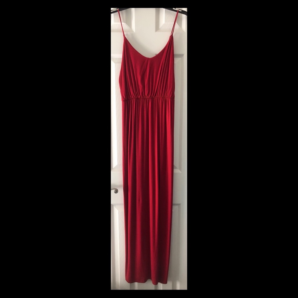 Lulus Long Red Dress, Small